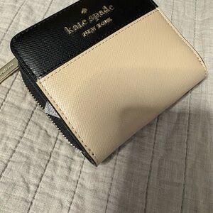 Kate Spade Black and Cream Wallet